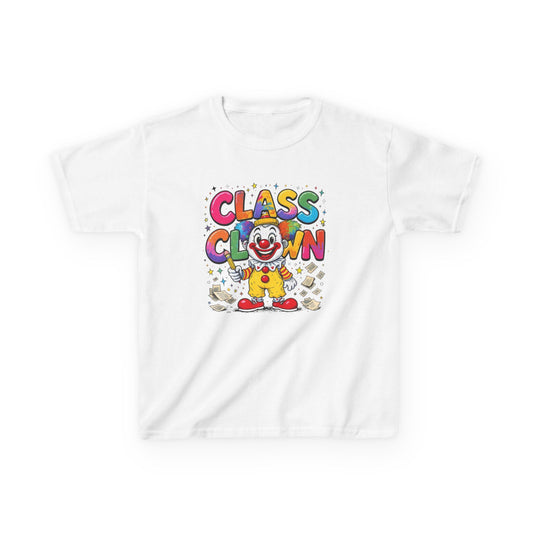 Class Clown Kids Tee - Fun Cotton Tee for Young Jokesters, Birthday Gifts, Classroom Essentials, Playtime Apparel, School Spirit Wear