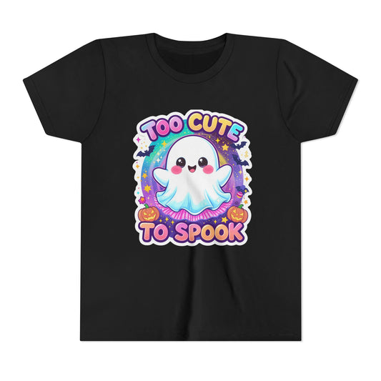 Cute Ghost Halloween Youth Tee, Spooky Shirt, Boys Girls Halloween Costume, Trick or Treat Top, Halloween Party Apparel, Ghost Graphic [...]