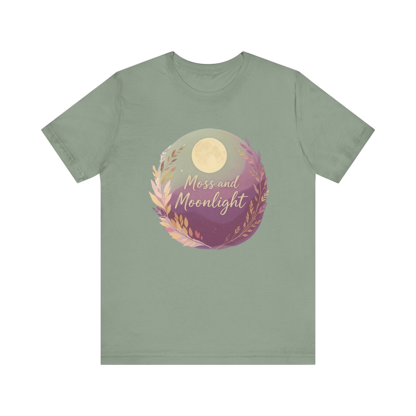 Moonlight & Moss Tee - Tranquil Nature Shirt for Outdoor Lovers, Gift for Nature Enthusiasts, Relaxed Fit Graphic T-Shirt, Casual [...]