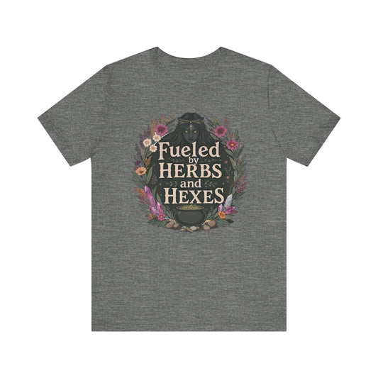 Unisex Herbal Magic Tee, Witchy T-Shirt, Astrology Gifts, Spiritual Apparel, Perfect for Samhain or Everyday Wear