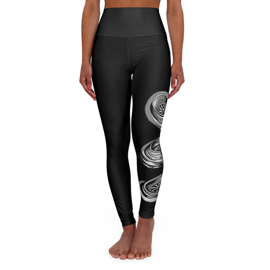 Mami Mayhem Turbo - High Waisted Yoga Leggings (AOP)