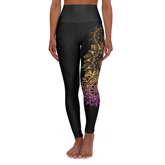Mandala High Waisted Yoga Leggings (AOP)