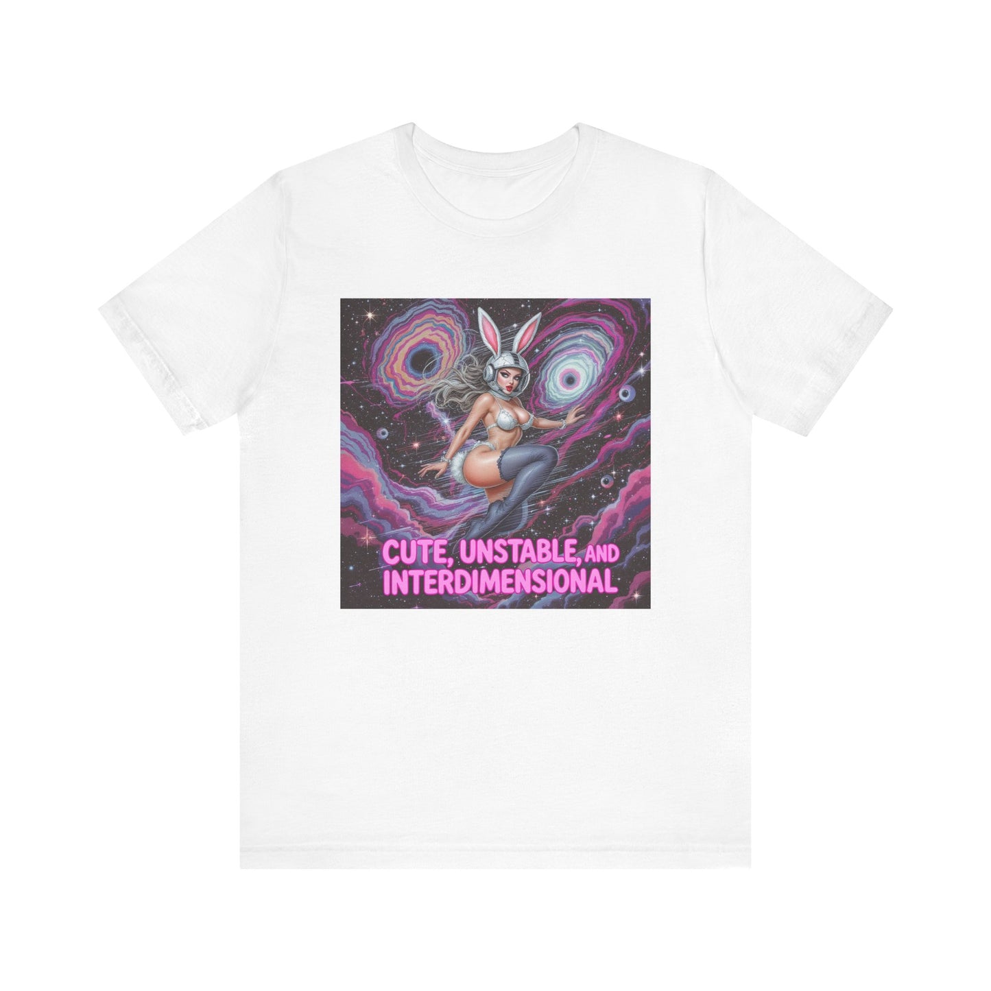 Cute Unstable and Interdimensional Tee, Fun Graphic Tee, Unisex Short Sleeve Shirt, Unique Statement Shirt, Gift for Sci-Fi Lovers, [...]
