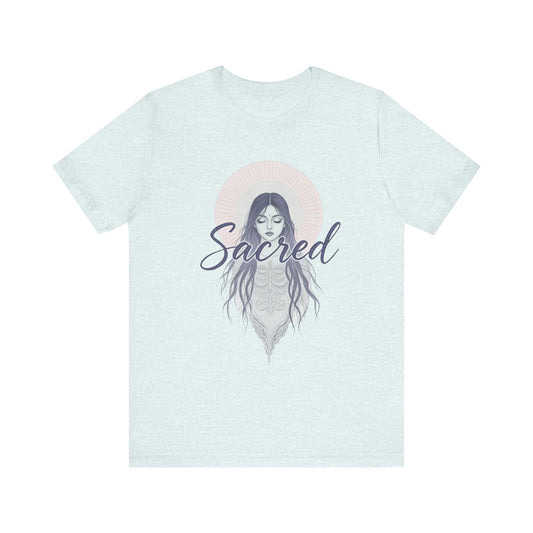 Sacred Unisex Tee - Spiritual Fashion, Witchy Apparel, Gift for Her, Cozy Casual, Mystical Vibes