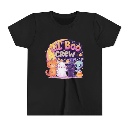 Lil Boo Crew Youth Tee - Fun Halloween Shirt for Kids, Cute Cat & Ghost Design, Perfect for Halloween Parties, Trick or Treat, Fall [...]