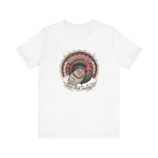Thanksgiving Turkey Graphic Tee, Unisex Short Sleeve Shirt, Fall Wardrobe Essential, Festive Holiday Apparel, Great for Family [...]