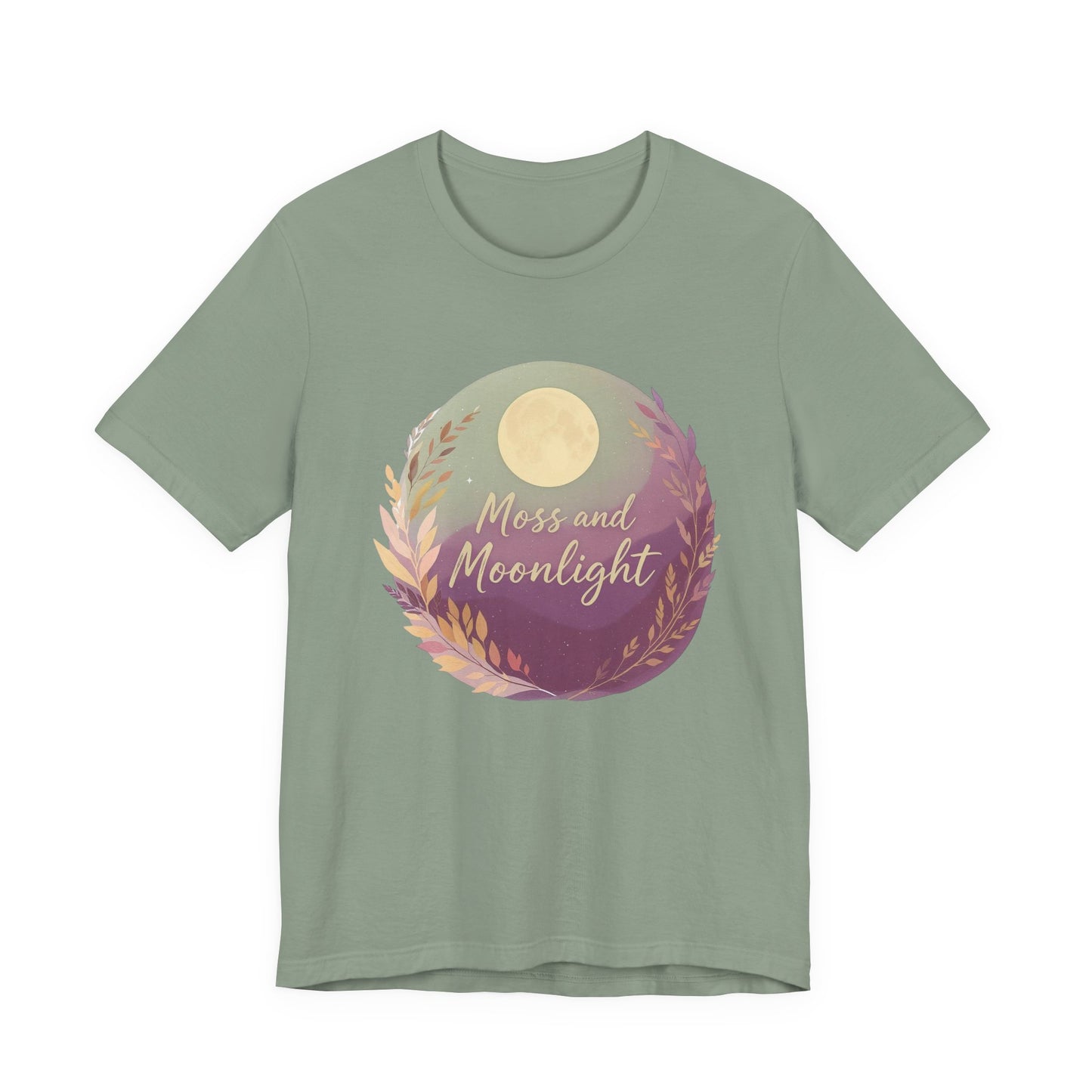 Moonlight & Moss Tee - Tranquil Nature Shirt for Outdoor Lovers, Gift for Nature Enthusiasts, Relaxed Fit Graphic T-Shirt, Casual [...]