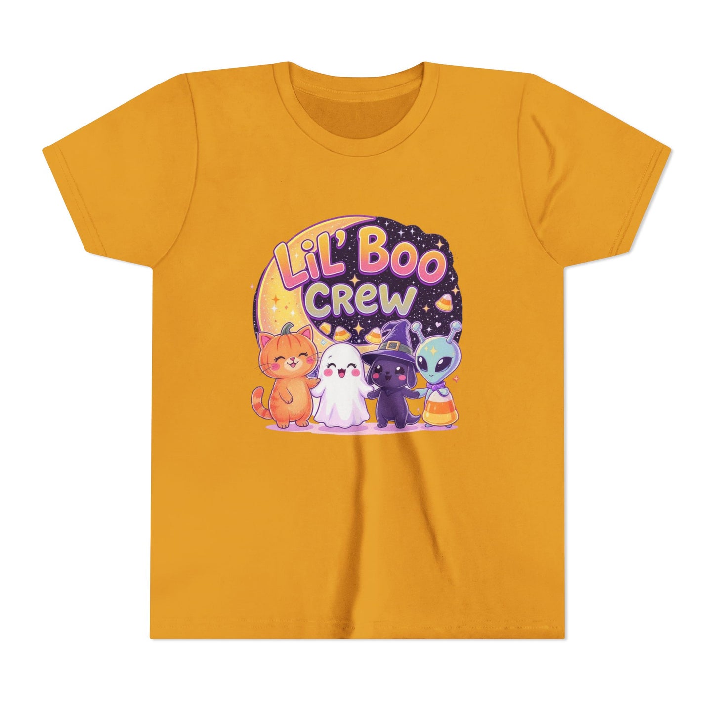 Lil Boo Crew Youth Tee - Fun Halloween Shirt for Kids, Cute Cat & Ghost Design, Perfect for Halloween Parties, Trick or Treat, Fall [...]