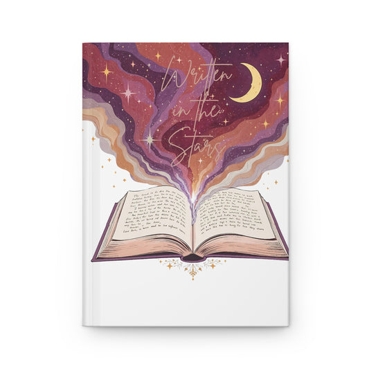 Celestial Hardcover Journal - Written in the Stars, Writing Notebook, Gift for Dreamers, Lunar Journal, Astrology Lover's Diary, [...]