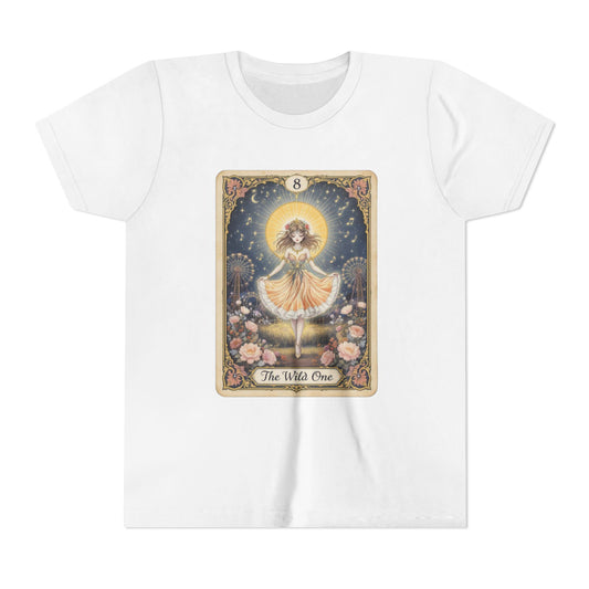 Youth Short Sleeve Tee - Magical Fairy Design, Perfect for Kids' Birthdays, Party Wear, Gift Idea, Daily Wear, Fun Playtime!