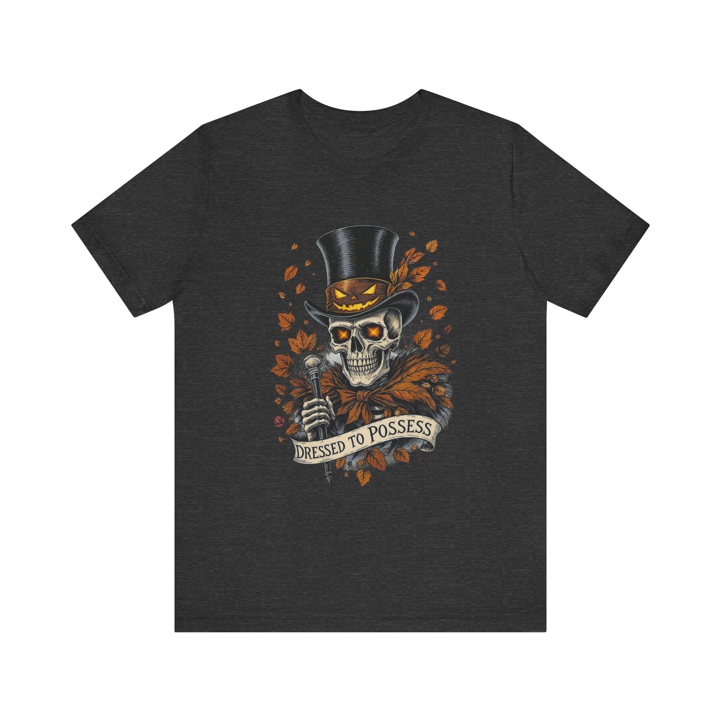 Dressed To Possess Halloween Tee, Unisex T-shirt, Spooky Shirt, Scary Costume Top, Creepy Graphic Tee
