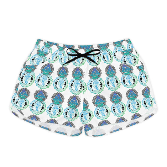 Mushroom Casual Shorts, Womens Lounge Shorts, Cute Summer Shorts, Botanical Shorts, Boho Shorts