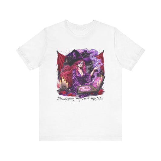 Witchy Manifestation Tee, Unisex Witch T-Shirt, Cute Graphic Tee, Magic Lover Gift, Halloween Shirt, Spiritual Fashion