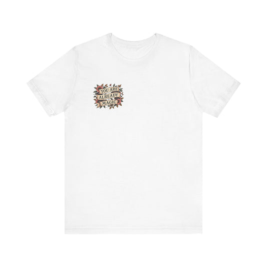 Mushroom Art Tee, Unisex Graphic T-Shirt, Boho Style Apparel, Nature Lover Gift, Festival Outfit, Comfortable Casual Wear