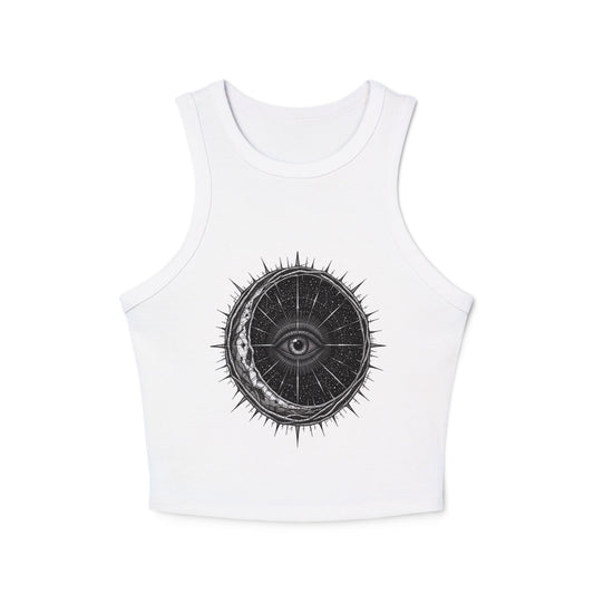 Mystical Eye Graphic Tank Top | Boho Chic, Summer Essential, Festival Wear, Yoga Top, Unique Gift Idea