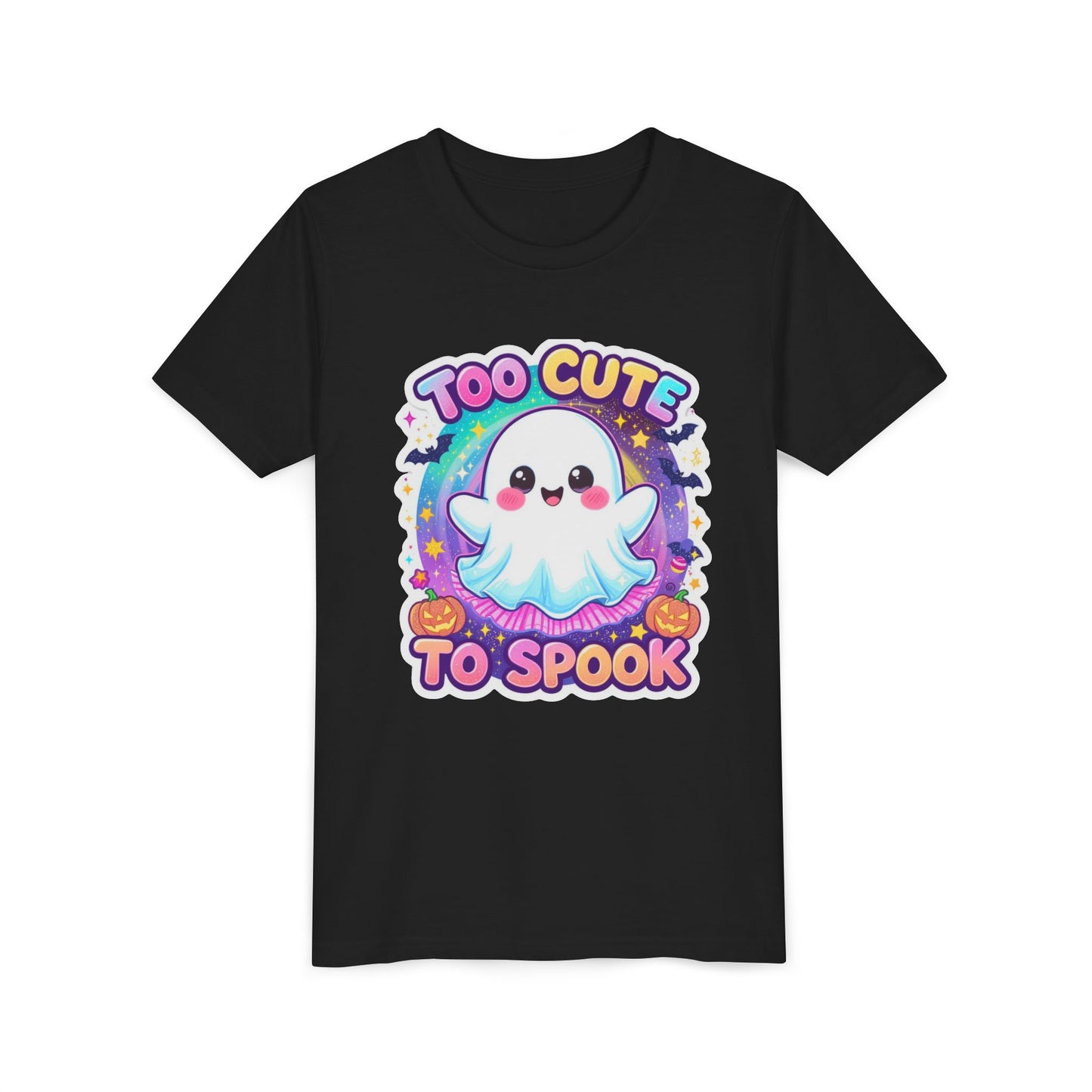Cute Ghost Halloween Youth Tee, Spooky Shirt, Boys Girls Halloween Costume, Trick or Treat Top, Halloween Party Apparel, Ghost Graphic [...]