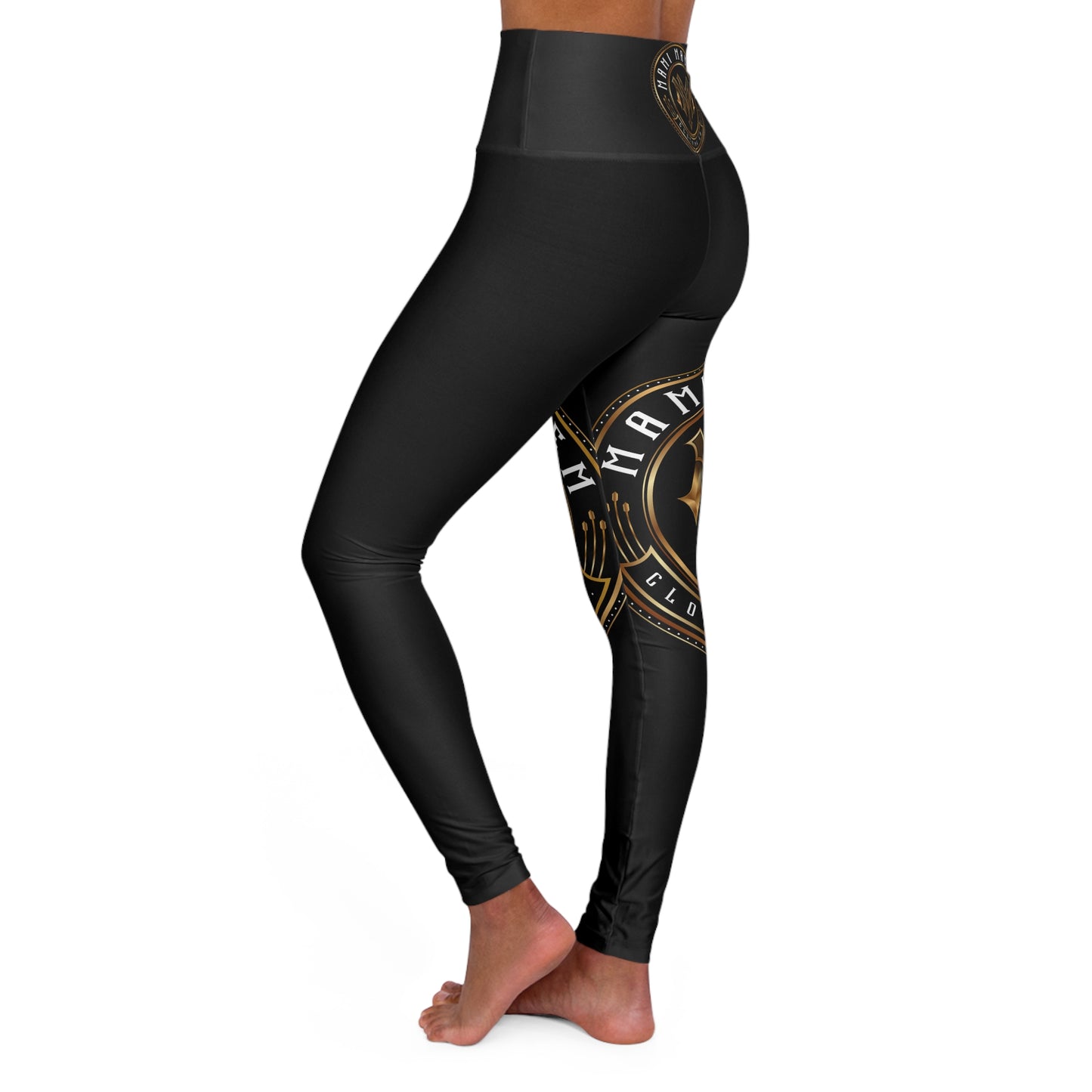 Mami Mayhem - High Waisted Yoga Leggings (AOP)