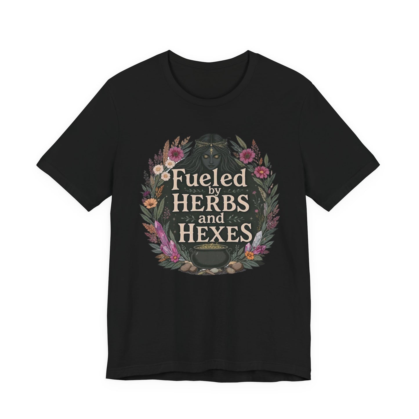 Unisex Herbal Magic Tee, Witchy T-Shirt, Astrology Gifts, Spiritual Apparel, Perfect for Samhain or Everyday Wear