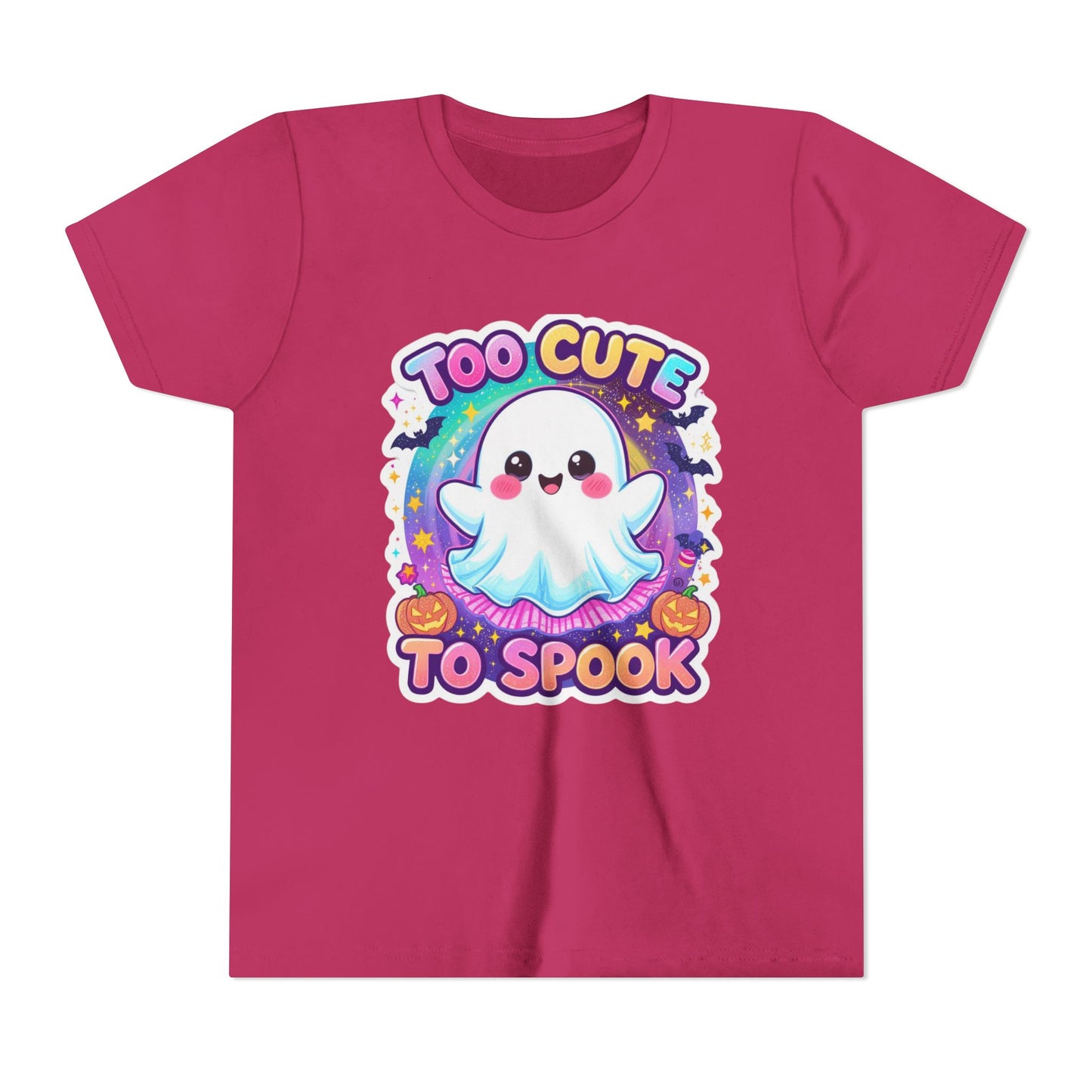 Cute Ghost Halloween Youth Tee, Spooky Shirt, Boys Girls Halloween Costume, Trick or Treat Top, Halloween Party Apparel, Ghost Graphic [...]