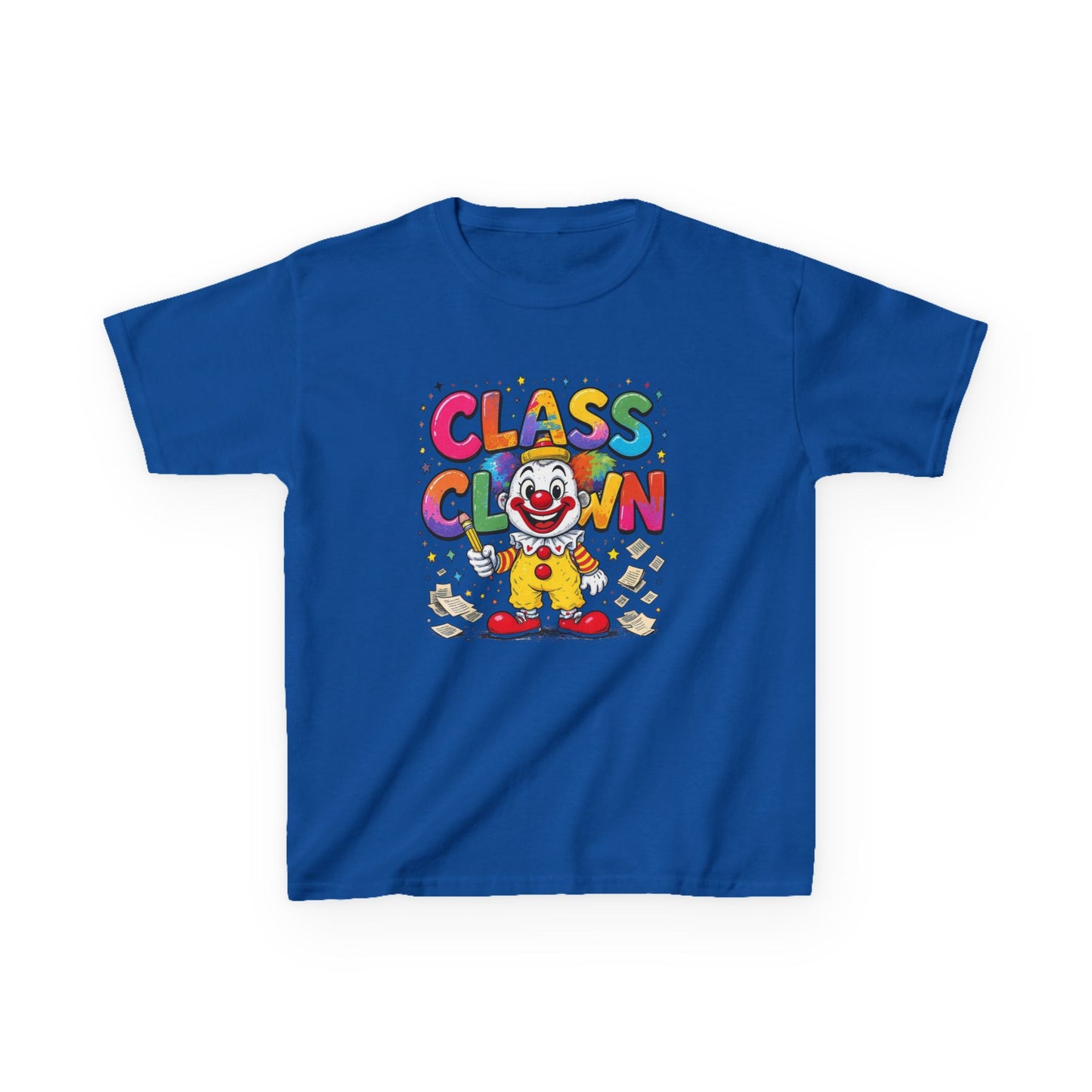 Class Clown Kids Tee - Fun Cotton Tee for Young Jokesters, Birthday Gifts, Classroom Essentials, Playtime Apparel, School Spirit Wear