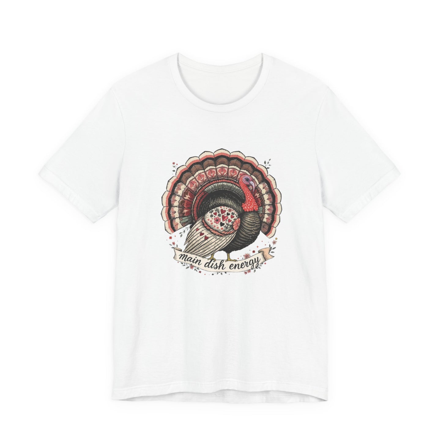 Thanksgiving Turkey Graphic Tee, Unisex Short Sleeve Shirt, Fall Wardrobe Essential, Festive Holiday Apparel, Great for Family [...]